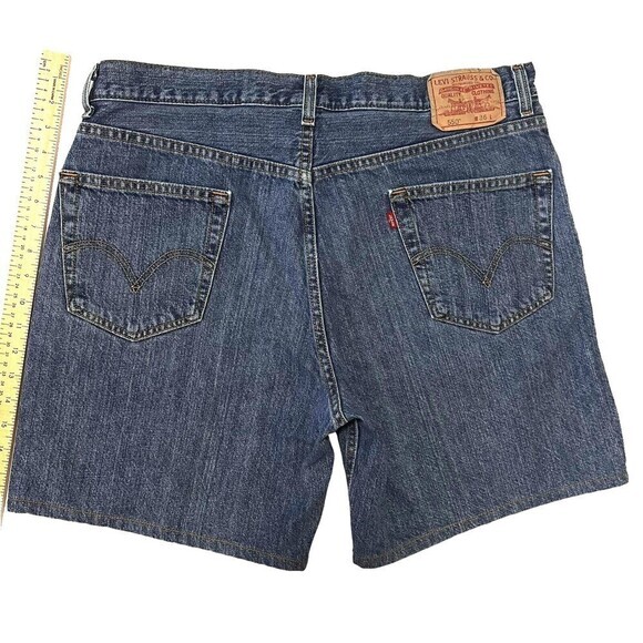 LEVI STRAUSS & Co Men's 550 Relaxed Fit Shorts Sz 36 Made in Mexico Five Pockets - Picture 8 of 16